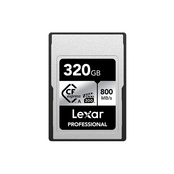Lexar CFexpress Type A 320GB - Silver Series Lexar CFexpress Type A 320GB - Silver Series